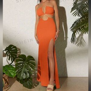 Orange Vacay Dress